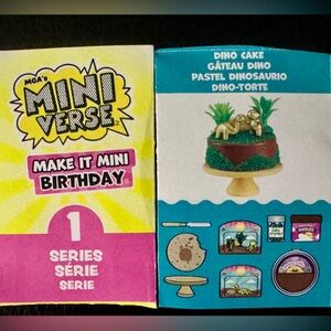 Dino Cake dinosaur birthday series
Miniverse make it bday party celebration